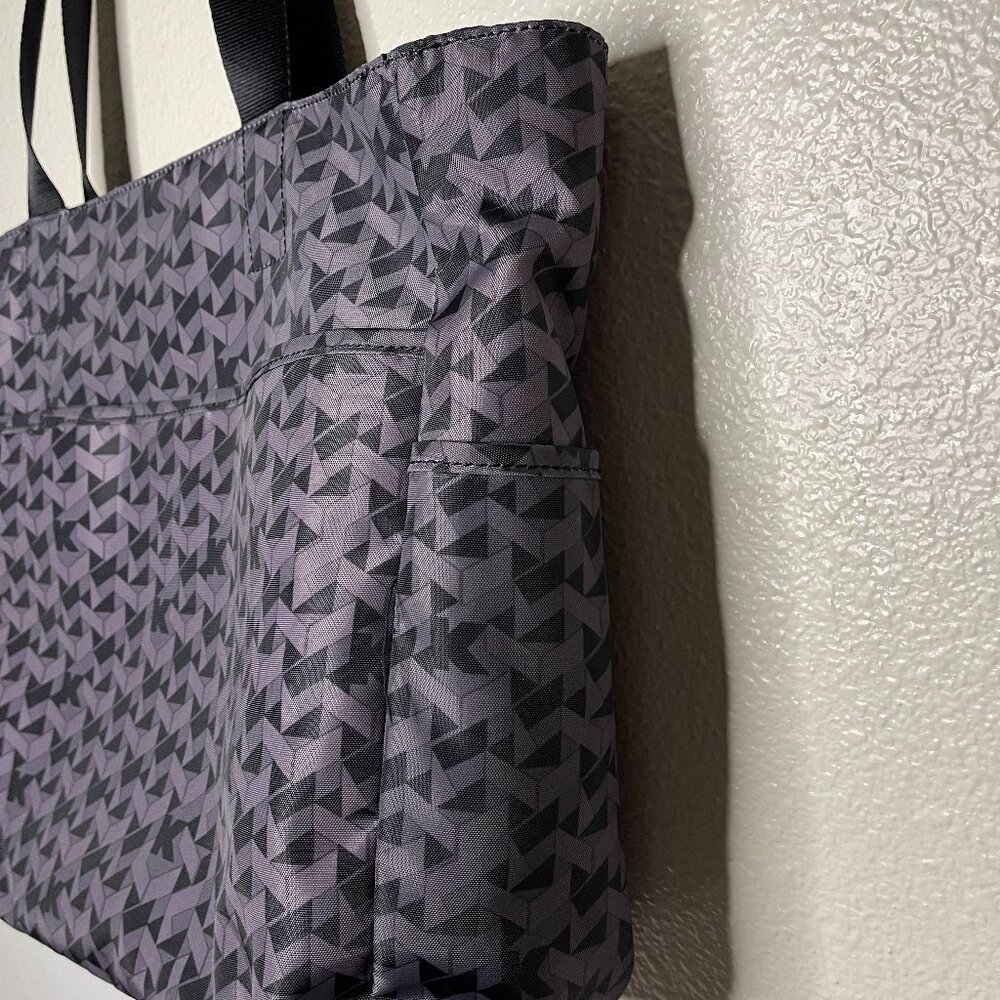 Kipling | Large Geometric Pattern Nylon Tote Bag - image 4